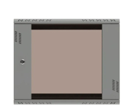 ExtraLink  Wisząca 19" 9U 600x600mm Premium jednosekcyjna (szara) - 1323250 - zdjęcie 1